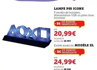 Hyper U Lampe PS5 Icone offre