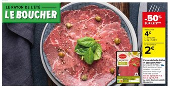 Carrefour Carpaccio Huile D'Olive Et Basilic BIGARD offre