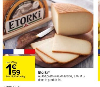 Carrefour Etorki offre