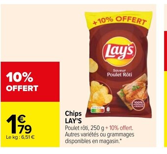 Carrefour Chips Lay's offre