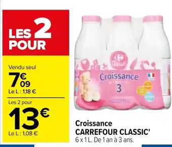 Carrefour Croissance Carrefour Classic' offre