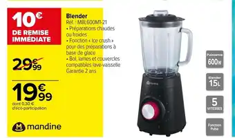 Carrefour Blender offre
