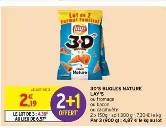 Intermarché Express 3d's Bugles Nature Lay's offre