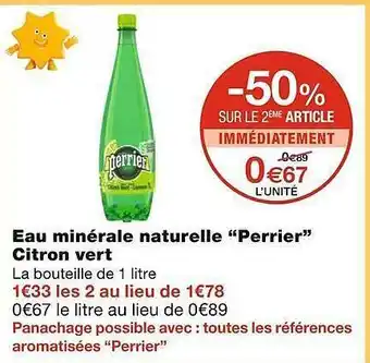 Monoprix Eau Minérale Naturelle offre
