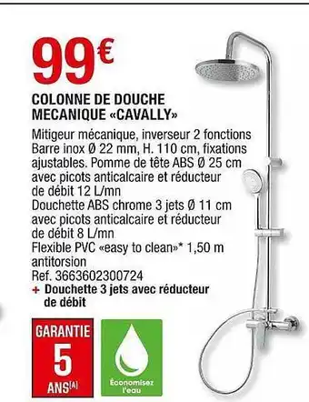 Colonne De Douche Mécanique