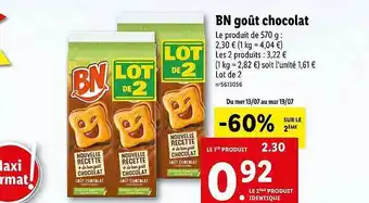 Lidl Bn Goût Chocolat offre