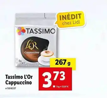 Lidl Tassimo L'or Cappuccino offre