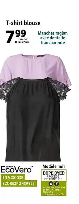 Lidl T-shirt Blouse offre