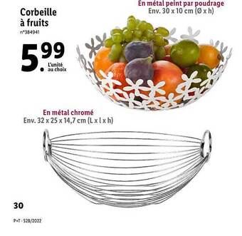 Lidl Corbeille à Fruits offre