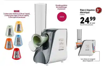 Lidl Râpe à Légumes électrique Silver Crest offre