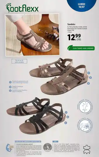 Lidl Sandales offre