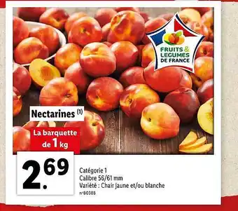 Lidl Nectarines offre