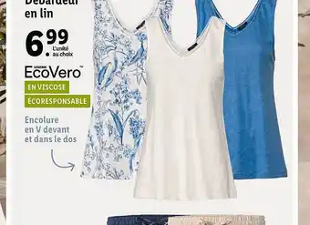Lidl Débardeur En Lin offre