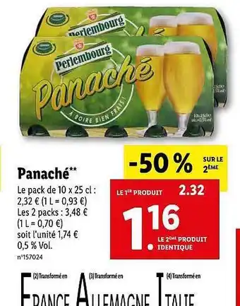 Lidl Panaché Perlembourg offre