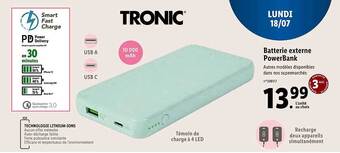 Lidl Batterie Externe PowerBank offre
