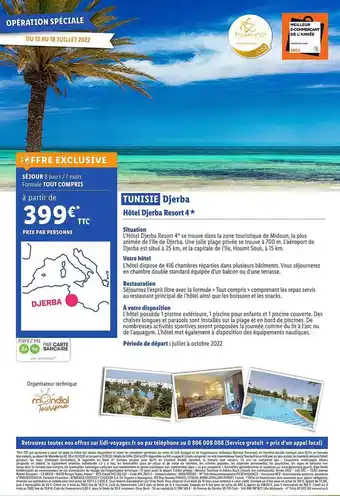 Lidl Tunisie : Djerba offre