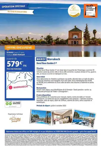 Lidl Maroc : Marrakech offre