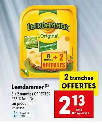 Lidl Leerdammer offre