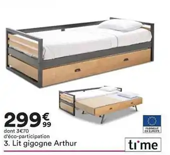 BUT Lit Gigogne Arthur offre