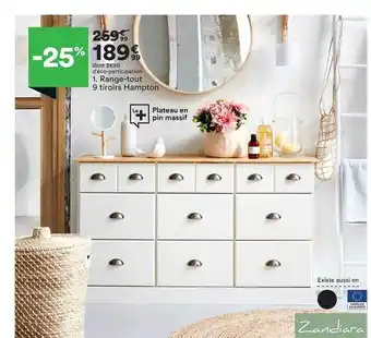 BUT Range-tout 9 Tiroirs Hampton offre