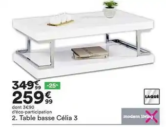 BUT Table Basse Célia 3 offre