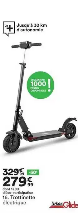 BUT Trottinette électrique Glide offre