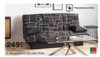 Banquette-lit Clic-clac Porto