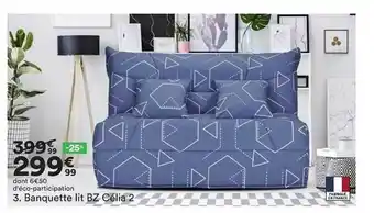 BUT Banquette Lit Bz Célia 2 offre