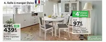 BUT Buffet 3 Portes- 2 Tiroirs, Chaise Daisy offre