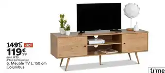 BUT Meuble Tv Columbus Time offre
