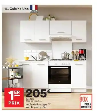 BUT Cuisine Uno : Implantation Type offre