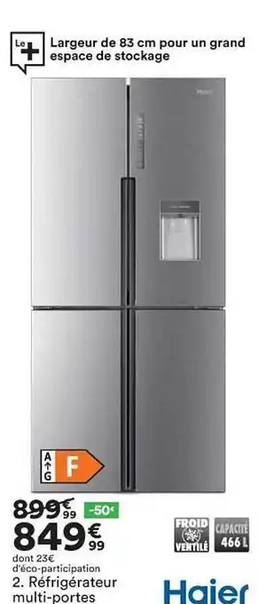 BUT Réfrigérateur Multi-portes Haier offre