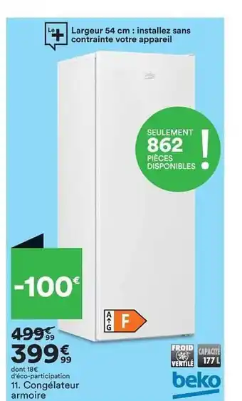 Congélateur Armoire Beko