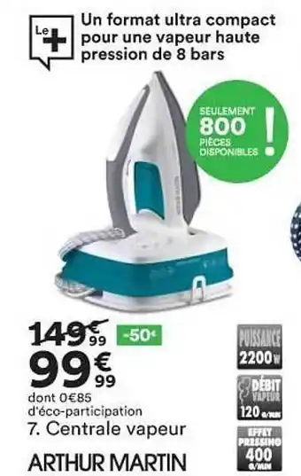 Centrale Vaperu Arthur Martin