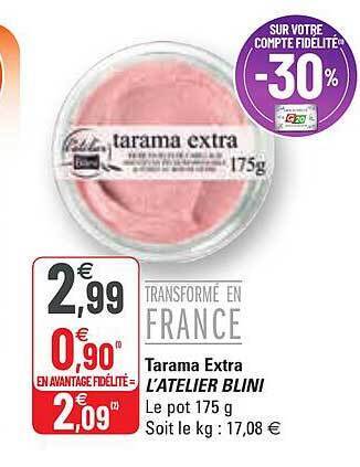 Tarama Extra L'atelier Blini