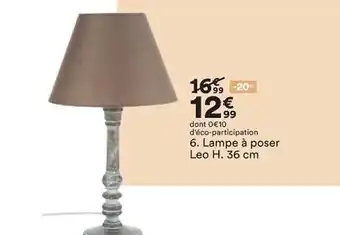BUT Lampe à Poser Leo offre