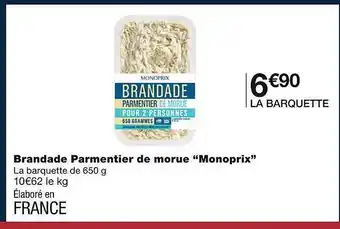Brandade Parmentier De Morue