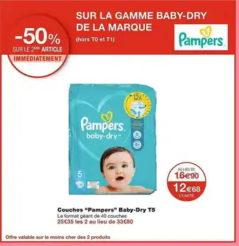 Monoprix Couches offre