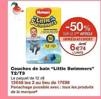 Monoprix Couches De Bain offre