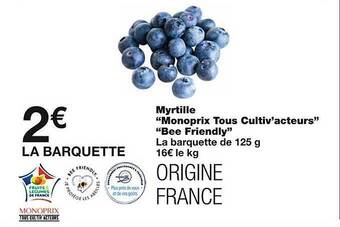 Monoprix Myrtille offre