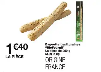 Monoprix Baguette Tradi Graines offre