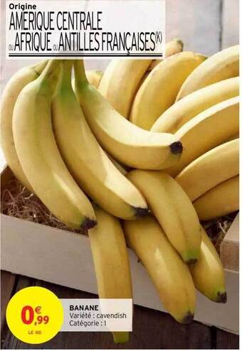 Intermarché Express Banane offre
