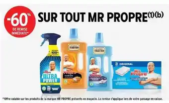 Intermarché Express Mr Propre offre