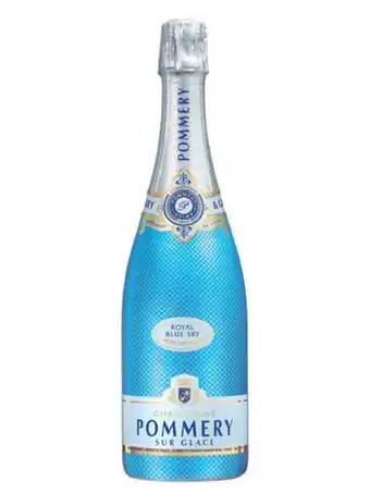 Nicolas Champagne pommery sur glace royal blue sky offre
