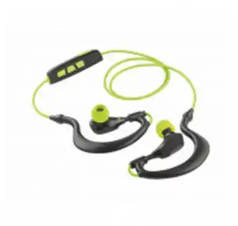 Top Office Ecouteurs intra-auriculaires bluetooth sport senfus - trust - noir/vert offre