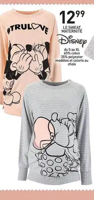 Stokomani Le Sweat Maternité Disney offre