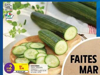 Intermarché Hyper Concombre offre