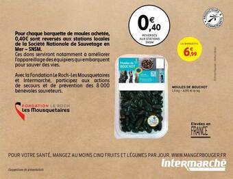 Intermarché Hyper Moules De Bouchot offre