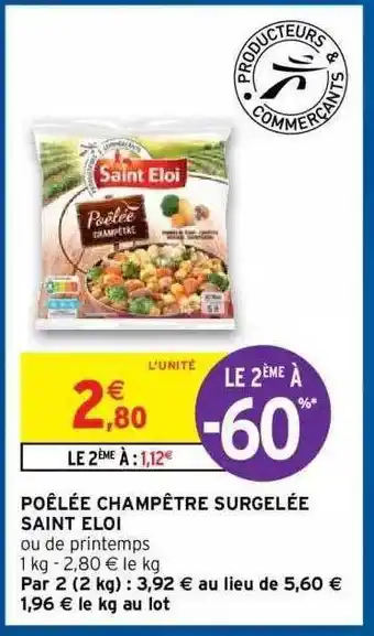 PoĂȘlĂ©e ChampĂȘtre SurgelĂ©e Saint Eloi