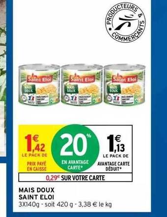 Intermarché Hyper Mais Doux Saint Eloi offre